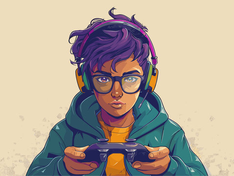 Gamer Avatar Expressing Individuality and Customization