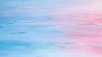 Close-up of soft blue and pink oil paint brush strokes on a canvas, creating a pastel-toned abstract background. Suitable for banners, marketing materials, and design projects with copy space.

