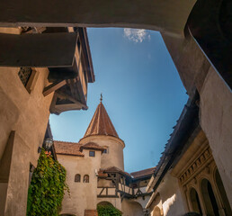 Ruins of Bran Castle, Transylvania, Romania