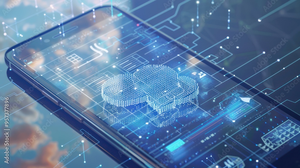 Poster cloud computing on a smartphone