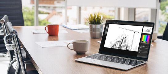 Architectural design modish software application for architect business and professional designer