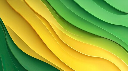 Abstract green and yellow color background. Vector illustration -generative ai