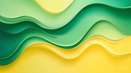 Abstract green and yellow color background. Vector illustration -generative ai