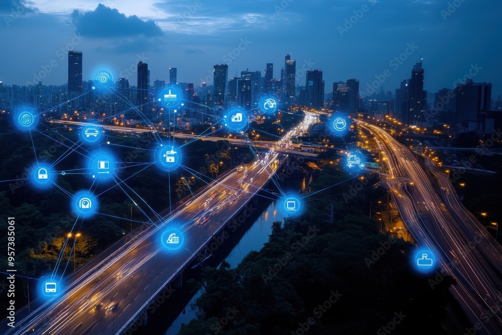 Aufkleber ai controlling a network of connected devices in a smart city