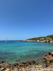 beach and sea in Ibiza