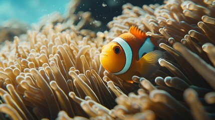  Close-Up of Orange and White Striped Side