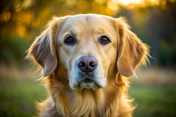 Obraz premium golden retriever portrait