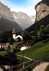 swiss alpine village