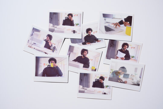 Diverse Workday Moments - Polaroid Collection