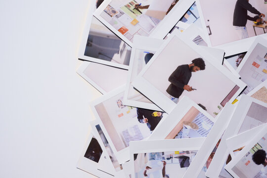 Scattered Polaroids of Creative Process. 