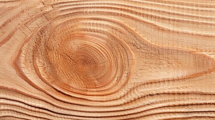 Obraz premium Close-Up of Wooden Texture with Natural Grain and Knot, Ideal for Rustic Branding, Marketing Banners, and Backgrounds, Featuring an Organic Aesthetic and Ample Copy Space for Text