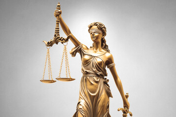 Legal law concept. Statue of Lady Justice.