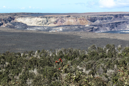 Volcano Crater Landscape, Hawaii