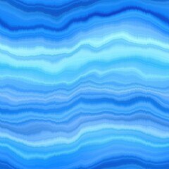 Obraz premium Modern summer striped blur wash seamless pattern background for trendy beach wear and coastal living designs. Repeatable alcohol ink bleed effect in blue white indigo colors