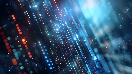 Fototapeta premium Abstract futuristic background Data Transfer.technology