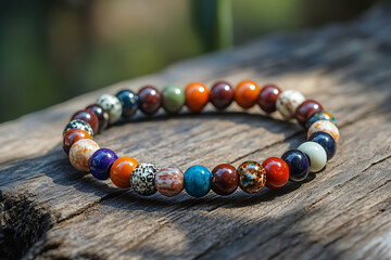 Jewelry crafts. Small bead bracelet