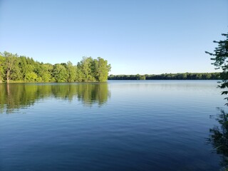 Fototapeta premium lake in the park