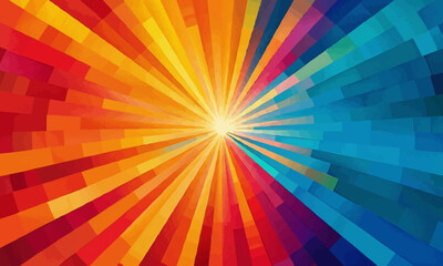 A geometric vector of a starburst pattern.