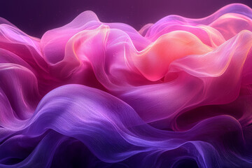 Obraz premium Deep indigo and vibrant magenta blend together, creating a moody, mysterious backdrop. Concept of enigmatic allure. Generative Ai.