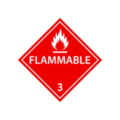Flammable Liquid warning sign