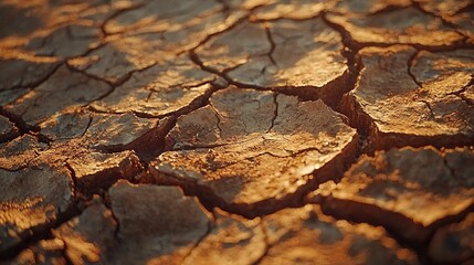   A close-up of a cracked surface, appearing melted after prolonged time and effort