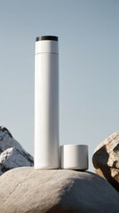 Obraz premium Cups on Rock