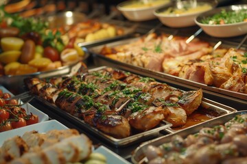 Obraz premium buffet food