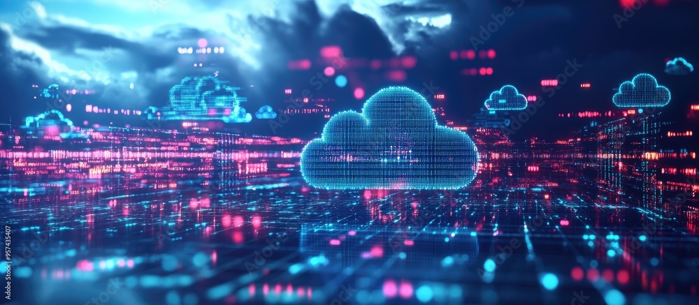 Poster connecting ai with social networks for cloud storage technologies in the realm of digital business c