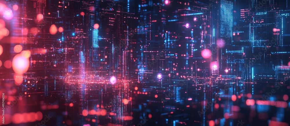 Poster ai driven technology fosters innovative connections enhancing access to online information and data 