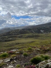 landscape with clouds