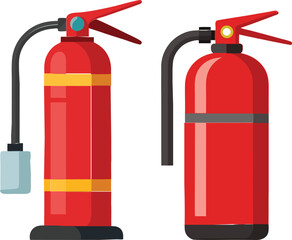 Obraz premium fire extinguisher isolated on white 