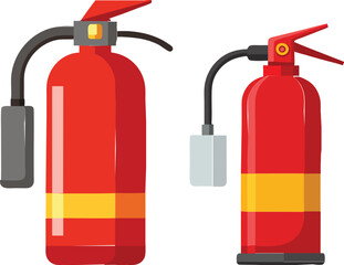 Obraz premium fire extinguisher isolated on white 