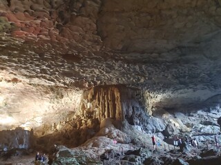 inside the cave