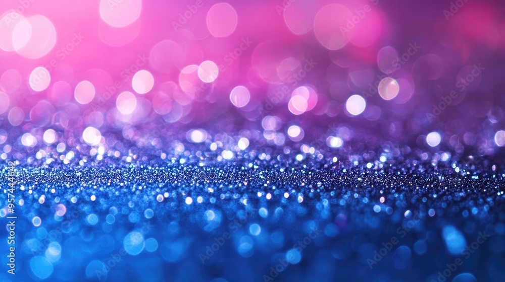Poster shiny dew gradient backdrop with shimmering circles, transitioning from deep shadows to bright highl