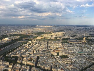 Fototapeta premium city from eiffel tower