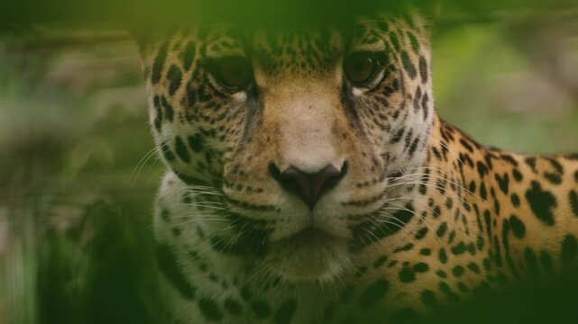 JAGUAR IN THE PACIFIC STATE IN ITS HABITAT