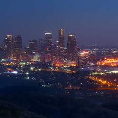 Fototapeta premium Houston, The Night City