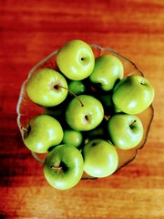 Bowl of Green Apples
