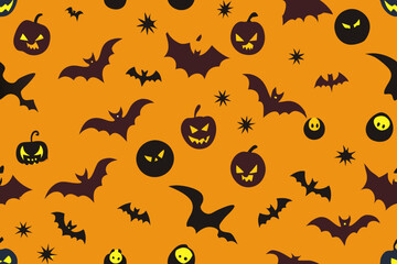 Halloween Pattern Background vector illustration