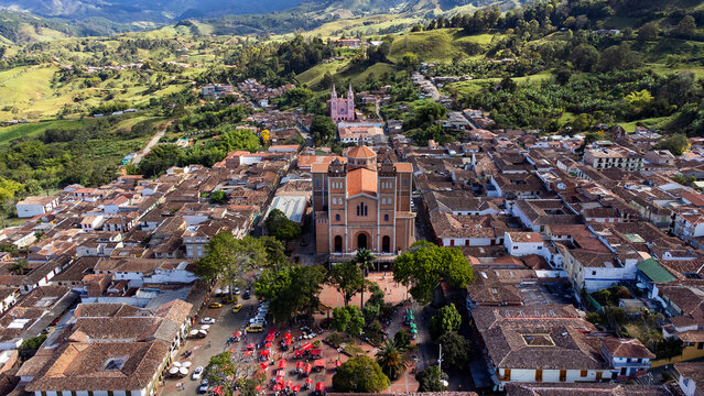 Jerico, Antioquia - Colombia - July 21, 2024. Municipality of Colombia, located in the southwest region of the department of Antioquia.