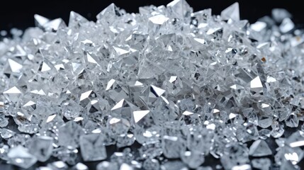 A Pile of Diamonds on a Table