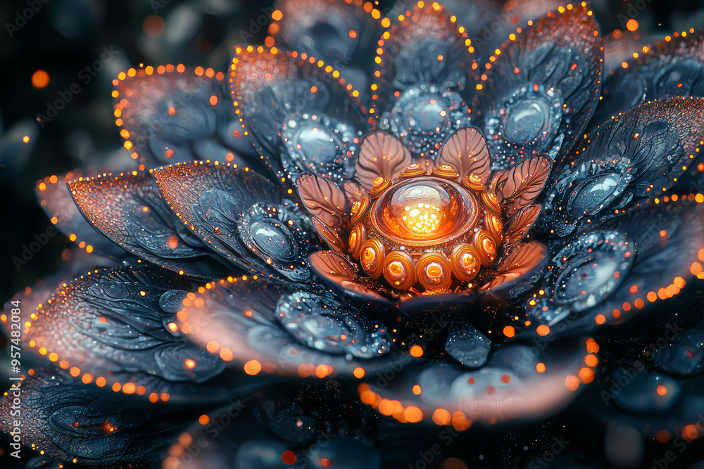Poster an animated kaleidoscope where each shift reveals different patterns representing creative thought p