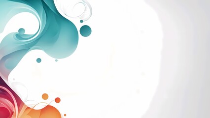 abstract background with bubbles