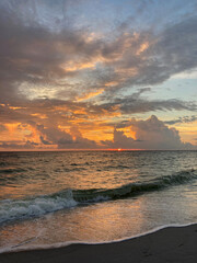 Manasota Key beach at sunset