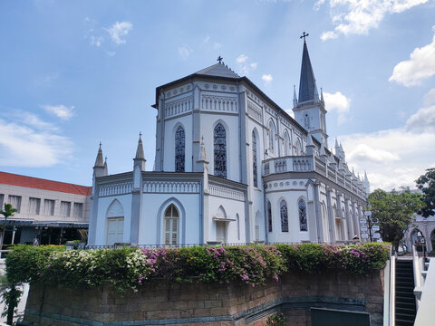 Historic Christian Convent at Chijmes in Singapore