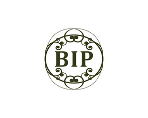 BIP logo design vector template. BIP