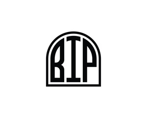 BIP logo design vector template. BIP