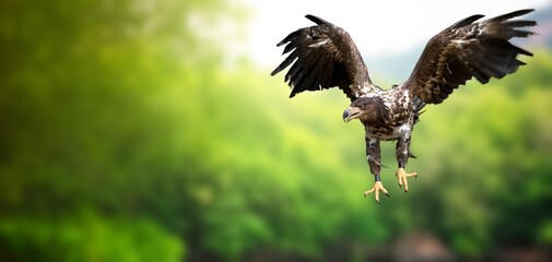 Obraz premium Action photography of wild Golden Eagle
