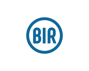BIR Logo design vector template. BIR