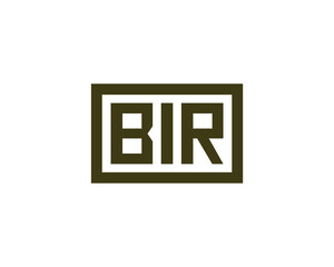 BIR Logo design vector template. BIR